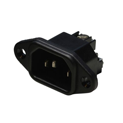 515 IEC appliance inlet plug with longitudinal flange