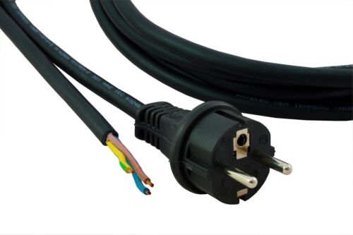 Ö 1004 Rubber connecting cable with contour plug 2x1.5mm&sup2; H07-RN-F 5m