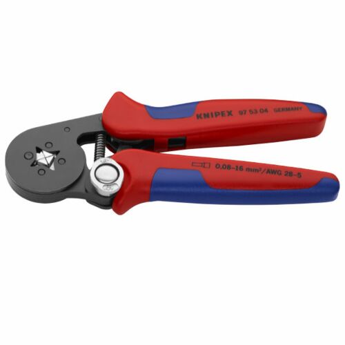 97 53 04 Self-adjusting crimping pliers for wire end ferrules Knipex