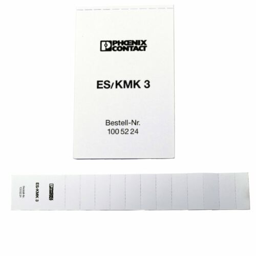 ES/KMK 3 Plug-in strips for cable labelling