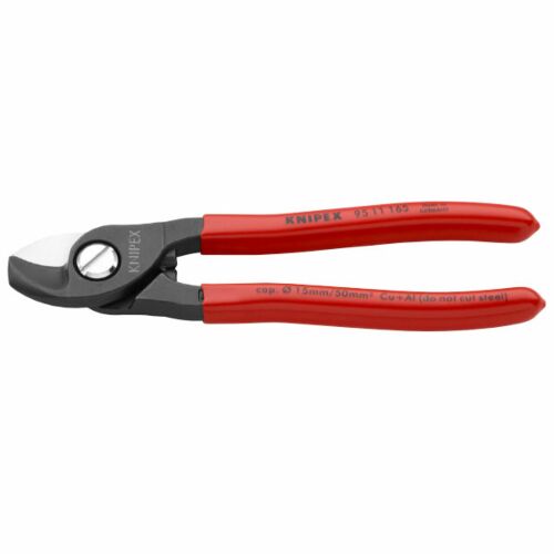 95 11 165 Cable shears for cutting copper and aluminium cables Knipex